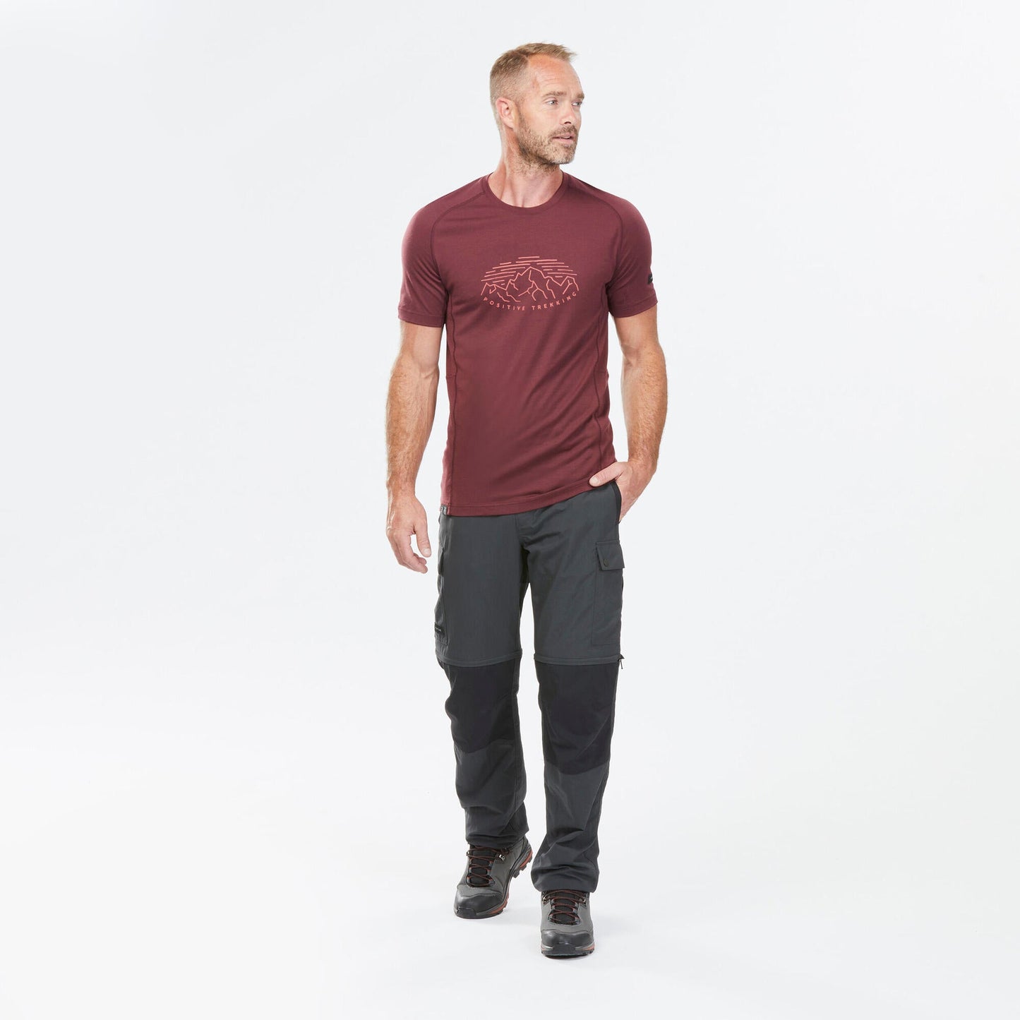 Forclaz Men's MT100 2-in-1 Zip-Off Hiking Pants